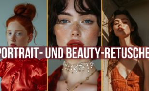 Professionelle Portrait- und Beauty-Retusche